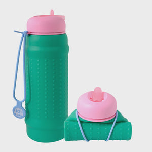 Rolla Bottle - Green, Pink + Dusty Blue