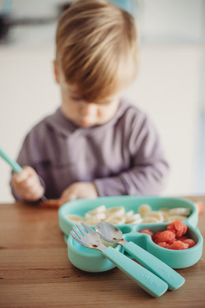 Feedie Toddler Cutlery Set Minty Green