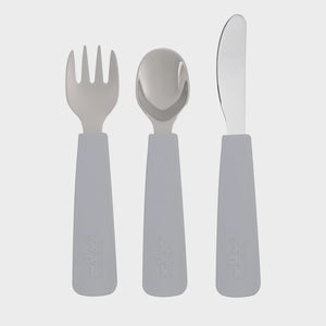 Feedie Toddler Cutlery Set - Grey