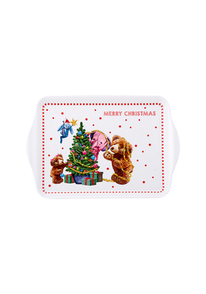 Honey Pot Bear Xmas Scatter Trays - Set of 2