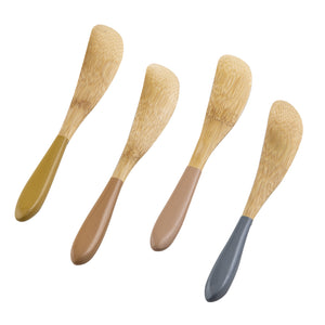 Amalfi Homestead Bamboo Spreader Set/4 Skin/Mustard/Stone/Grey