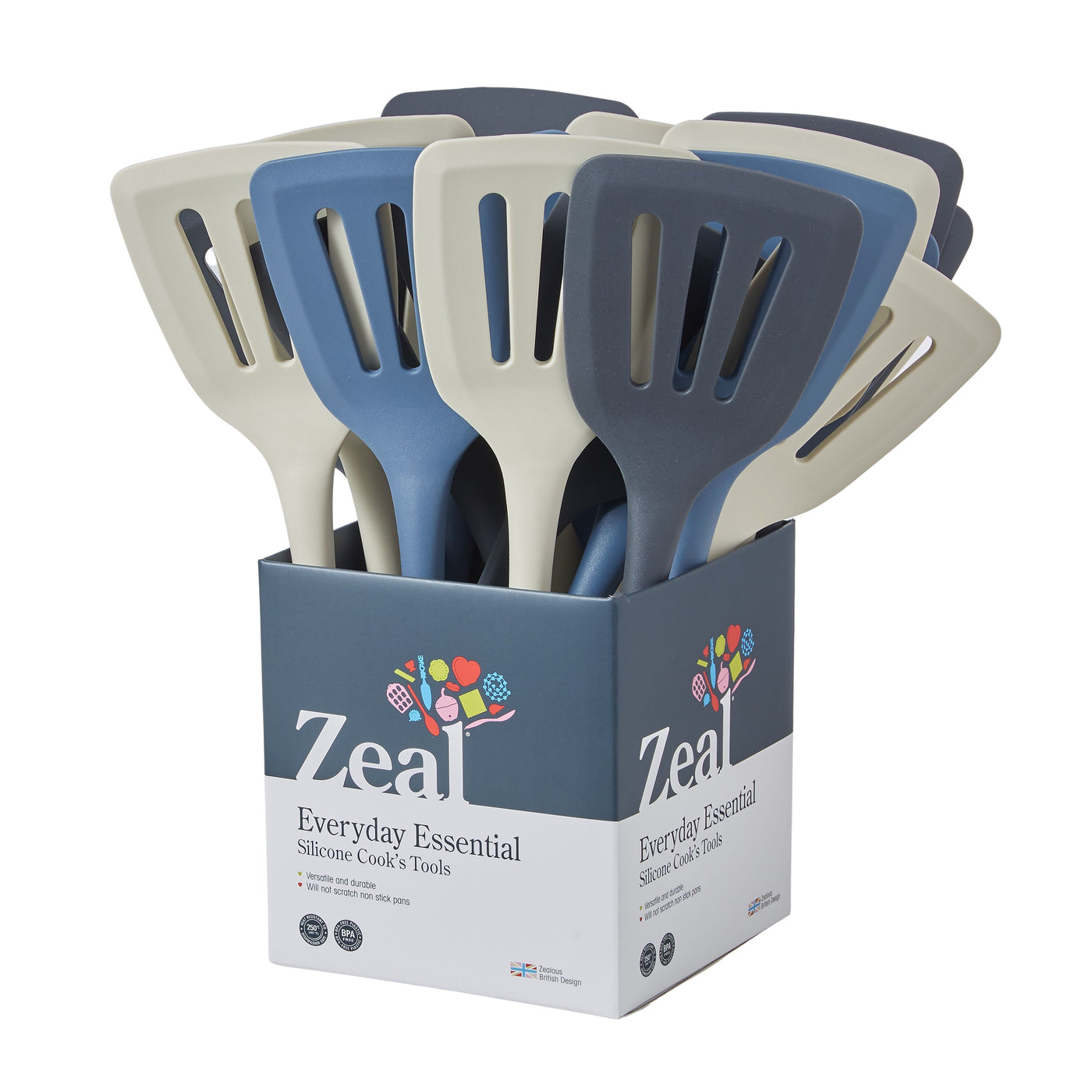 Zeal Silicone Mini Baking Spatula - Assorted